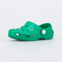 625011-02 зеленый туфли пляжные школьные ЭВА